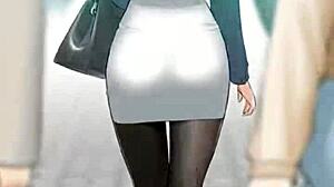 How about this pose in comics webtoon hentai manhwa with sexy student lady