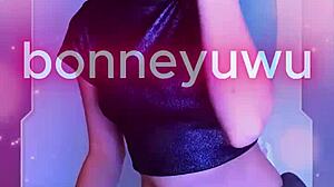 Bonneyuwu hits 10 25 with cyberpunk makeup cosplay as guardians of the galaxy nebula in sexy petite costume!