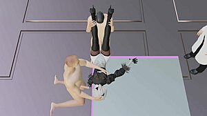 2B undergoes her first military exam in the laboratory!