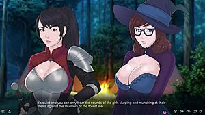 Fucking those slutty nymphs fills me with wild desire in quickie fantasy adventure gameplay 1