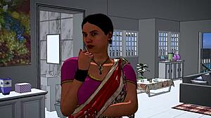 Indian desi step sister in law discovers brother in law then gets fucked hard with enjoyment in hindi audio