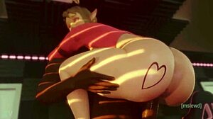 WOW, ELF GIRL GETS FUCKED HARD!