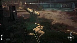 Stellar Blade nude mod playthrough part 8 with curvy cute outfit removal in 3d anime game hentai style