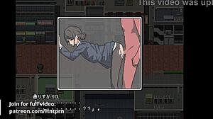 Invisible man performs blowjobs and creampies on unsuspecting characters in hentai game