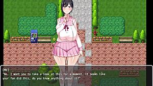 watering the garden with the student president's sexual fluids in huge tits psychics app academy part 2