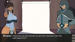 Cummy Bender Part 1 Shows Korra's New Job With Big Ass Big Tits Parody Action