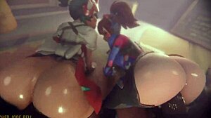 Watch this Overwatch Kiriko porn compilation 2023 with big ass blowjob and hardcore monster cock action