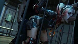 Hey, Harley Quinn's craving that intense hardcore pounding action - wild 3D compilation vibes! 😈🔥