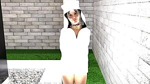 uh complete gameplay zoe the exhibitionist part 2 with like 3d cartoon anime big tits bikini flashing in gym outdoor public nude teen slut whore...