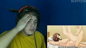 观看乳房在第01集弹跳的动画。