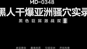 modelmedia asia brings extreme huge black dick destroying two tight asian pussies 😈