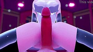 mary and hana race queen in 3d cartoon anime