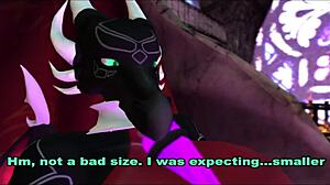 Is Eclipse Central Cynder's Guard Sfx Ver teasing big cocks?