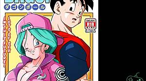 In the future of androids, gohan and bulma engage in hardcore fucking - dbz parody