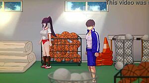 hentai sex game 7 days girlfriend with gymnast athletic friend erotic scenes.