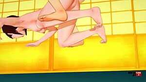 Watch Out! Dandadan Hentai Explodes With Momo's Wild Handjob, Blowjob, And Intense Fucking By Okarun!