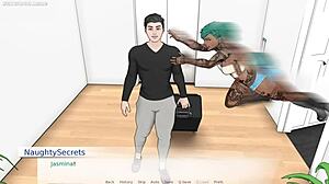 i see this stepmom with gigantic tits seducing him in the 3d game devine heel 02