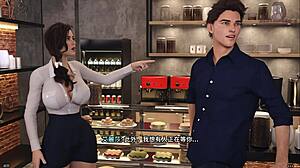 Freshwomen Landlord And Boss Touch Boobs In Bedroom