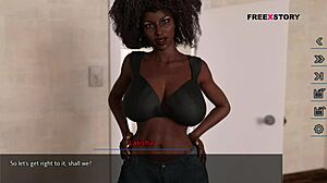 latisha shows her huge breasts to alex in dreams of desire!