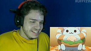 观看乳房在第01集弹跳的动画。