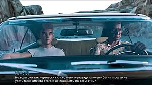 Blonde slut sucks monster cock in public cunilingus scene from Lost Love part 24