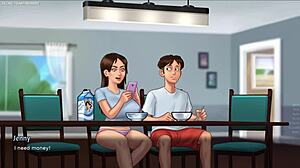 Horny Pervert Catches Mature Stepmom Masturbating in Bed! He Wants to Fuck His Hot Milf Stepmom - Summertime Saga 3D Animated Porn Game
