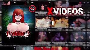 I feel this japanese woman taking big cock pov blowjob in 3d hentai animation for first time