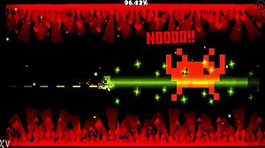 Remember playing Generation Retro 100 with 3 coins in Geometry Dash space levels