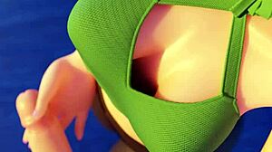 我感觉很放松，因为Vicky在地板上口交，在blenderknight theperfectsin