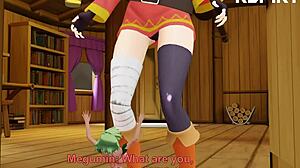 mmd giantess an apprentices magical mishap in konosuba style