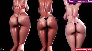 Sexiest Asian Girls Dance Uncensored in Hentai Animation Interviews