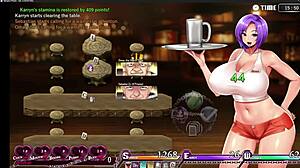 karryns prison part 3 waitress job and finger sucking sexy warden hentai game