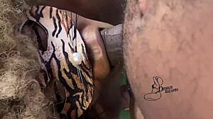 Oiled gym wear hides nothing as BBC stretches tight pussy