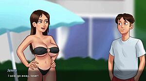 debbie stepmom gets massage from pervert tenant turning super horny in summertime saga 05 3d hentai