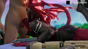 Malice Blowjob Fortnite In 3D Rule 34 SFM Animation
