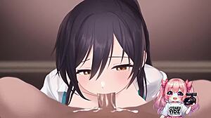 动漫吸吮和操的合集带深喉