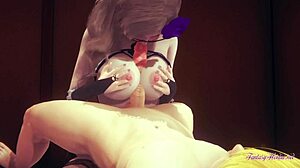 genshin impact hentai - lisa gets sucked and fucked on tatami mat