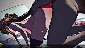 Asuna Yuuki在SAO Online 2中面对激烈NTR陷阱。魔法在v0.55第1部分升级。