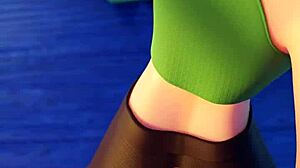 我感觉很放松，因为Vicky在地板上口交，在blenderknight theperfectsin