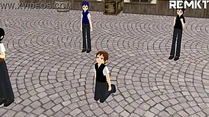 mmd巨人女学徒魔法失误在konosuba风格