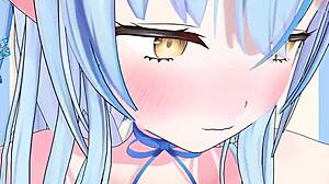 雪花拉米Vtuber动漫性爱激烈动作