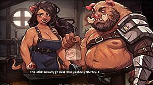 My Pig Princess Hentai Game Pornplay Ep 14 Reveals Daughter's Massive Tits In Curvy Outfit.