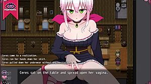 girl contracts demon in hentai game