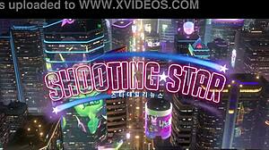 Intense overwatch hentai with d.va, widowmaker, and tracer