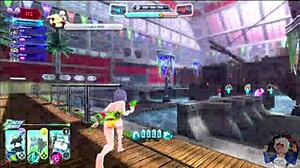 Senran Kagura Wet Girls Water Park Fuck