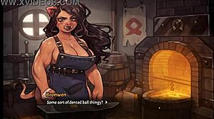 My Pig Princess Hentai Game Pornplay Ep 14 Reveals Daughter's Massive Tits In Curvy Outfit.