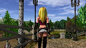 i enjoy the beautiful ranch in this lula 3d anime