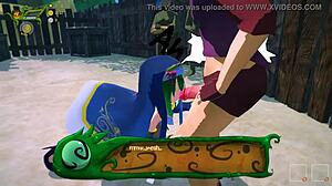 3D Sister Nun Gangbang Slave Bar