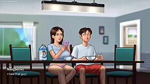 Hot Stepmom Caught Sucking Monster Cock Under The Table.