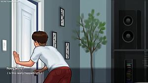 Horny Pervert Catches Mature Stepmom Masturbating in Bed! He Wants to Fuck His Hot Milf Stepmom - Summertime Saga 3D Animated Porn Game